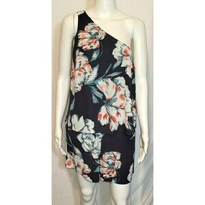 NWT Nordstrom 1 State Layered One-Shoulder Romper - Size 6